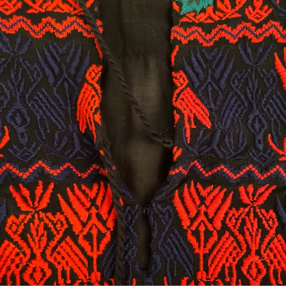 Figue Embroidered Maxi Dress Size L - Picture 5 of 9